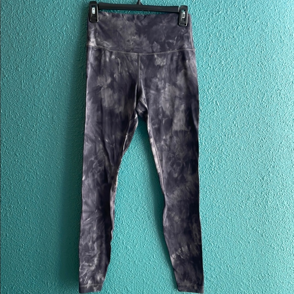 lululemon athletica Gray Tie-Dye Leggings